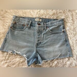 Madewell Relaxed Denim Shorts - size 29/8